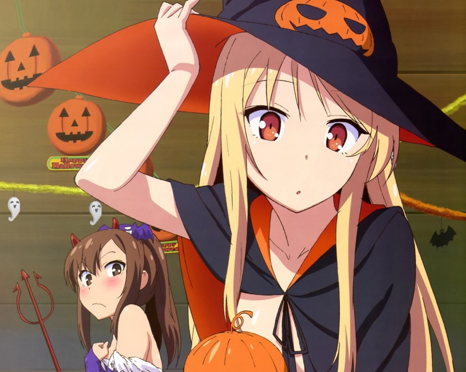 Hình ảnh anime halloween cute