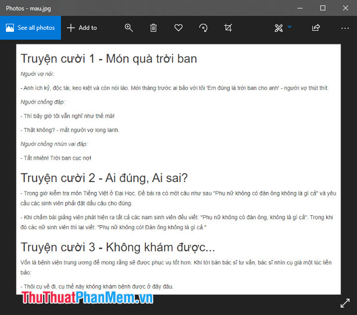 Văn bản gốc được chụp lại với định dạng JPG