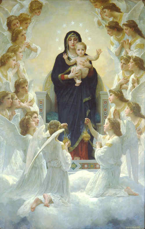 Hình ảnh đẹp đức mẹ Maria với thiên chúa