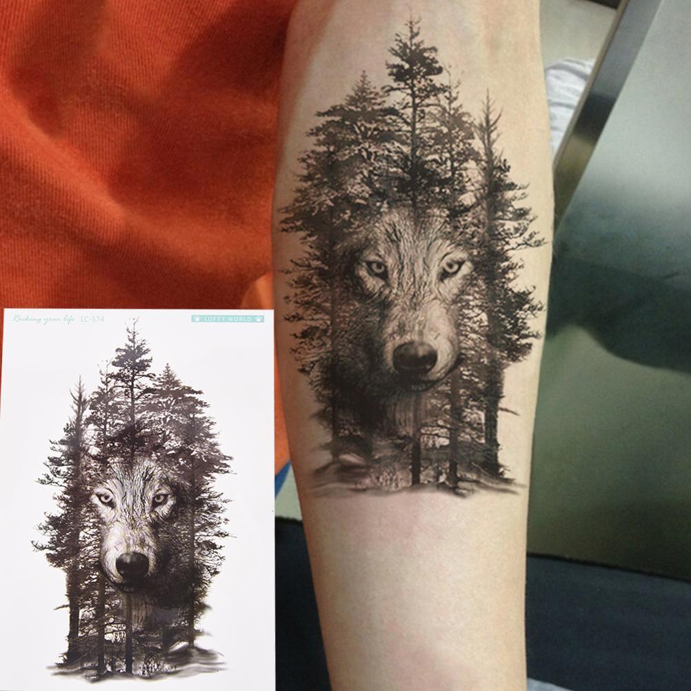 Hình Tattoo cho sói đẹp nhất
