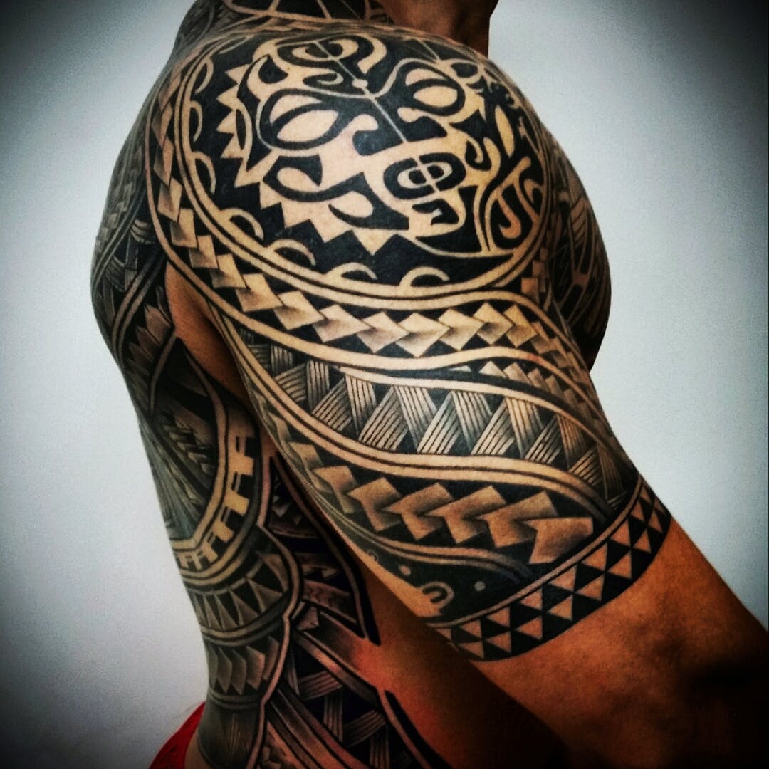 Hình xăm maori 1  GÀ CON TATTOO UY TÍN TẠO NÊN THƯƠNG HIỆU