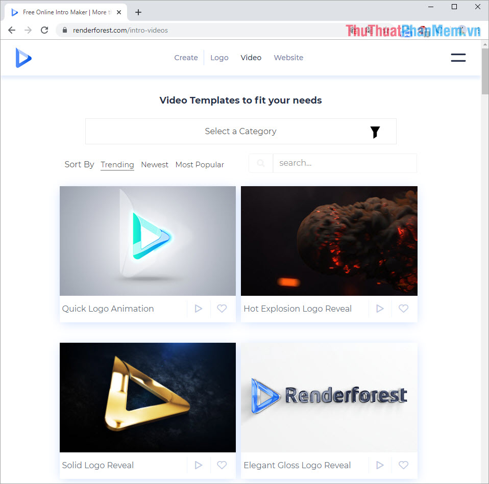 Hướng dẫn làm Intro Video online nhanh và đẹp