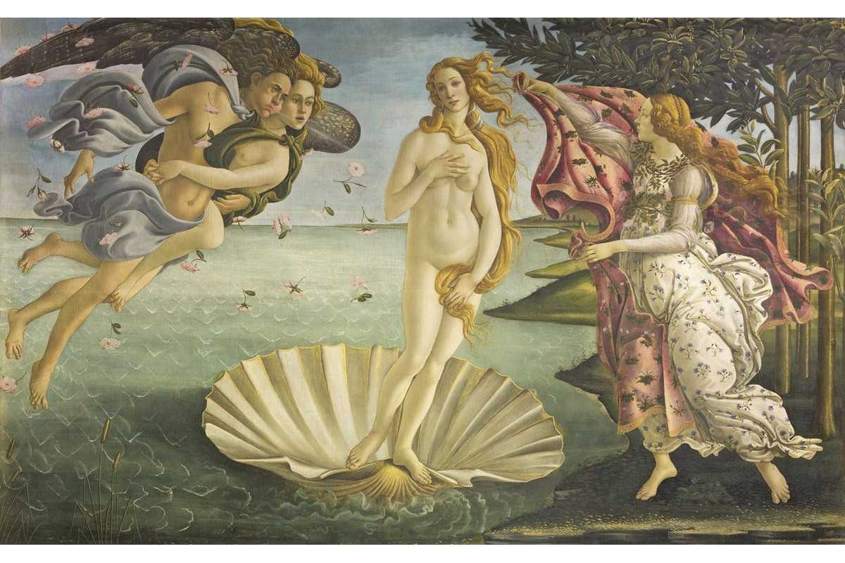 Hình ảnh sự ra đời của thần Venus