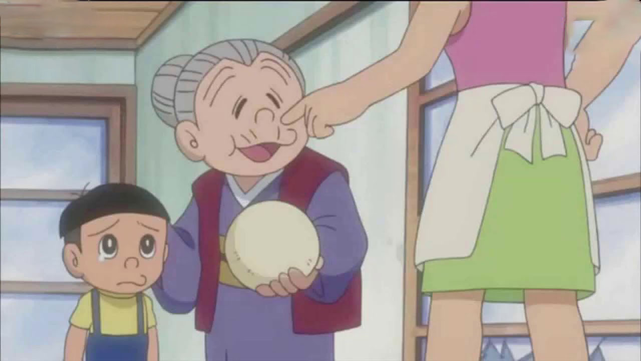 Hình ảnh nobita buồn khi còn bé