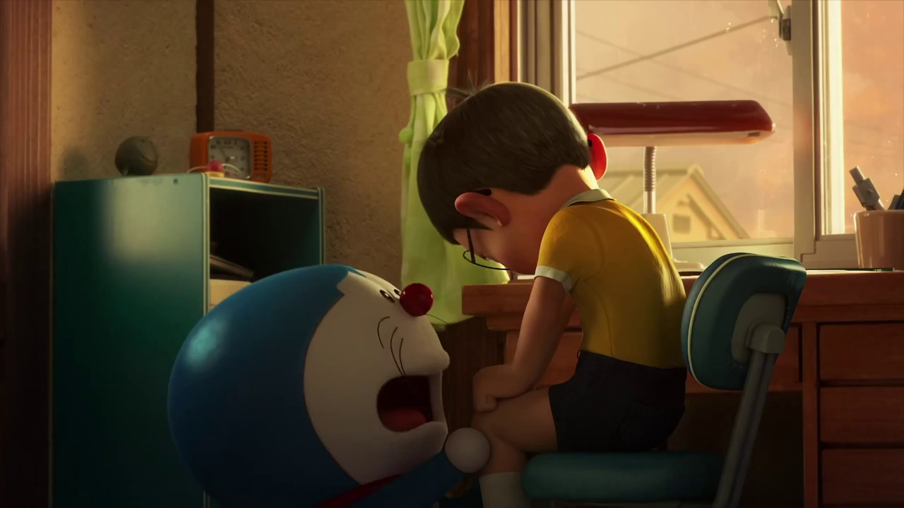 Ảnh Nobita buồn: thất vọng quá
