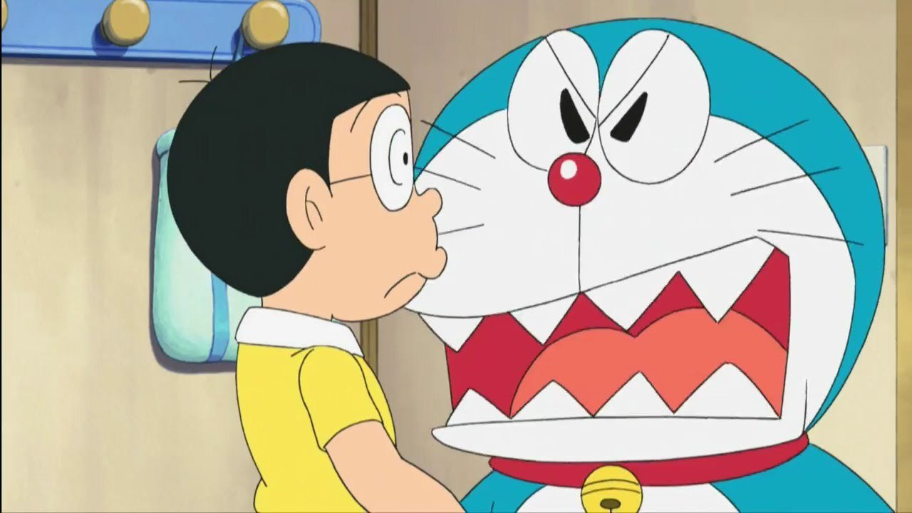 Ảnh Nobita buồn quá և sợ quá