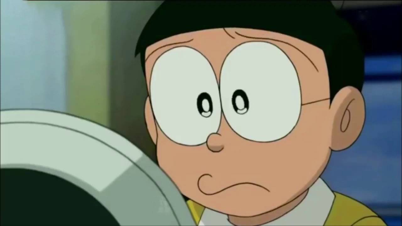 Hình nobita buồn đáng yêu