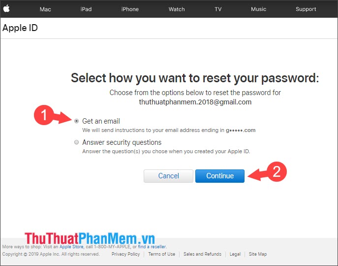 Cách lấy lại mật khẩu iCloud, iTunes, Apple ID bị quên trên iPhone, iPad