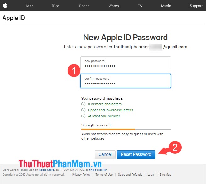 Cách lấy lại mật khẩu iCloud, iTunes, Apple ID bị quên trên iPhone, iPad
