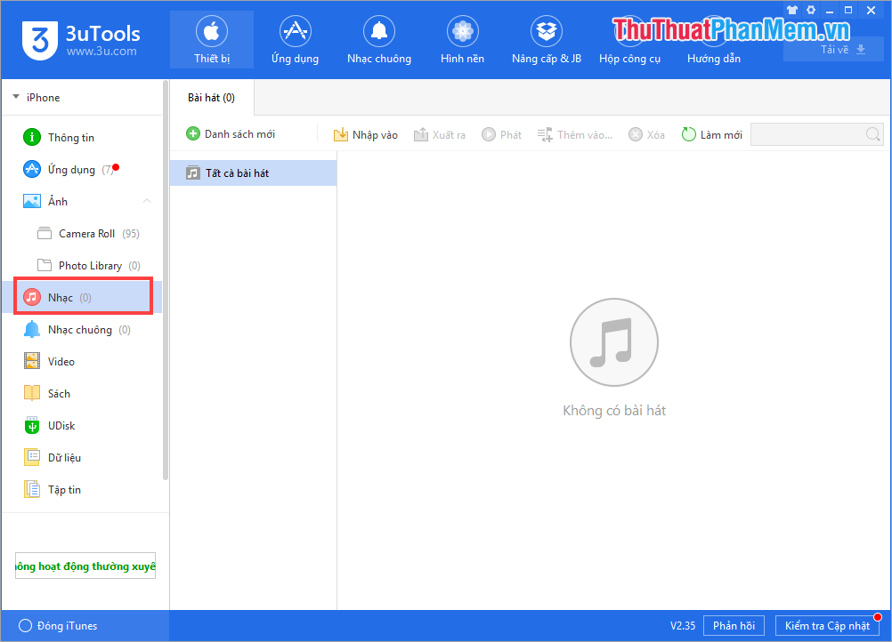 Download 3uTools tiếng việt, tải 3uTools tiếng Việt và cách dùng