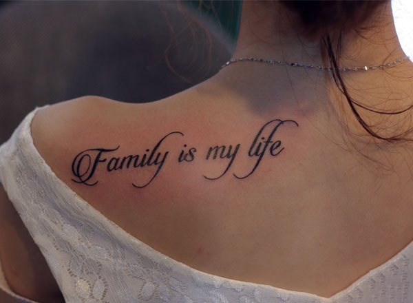 Hình xăm family is my life