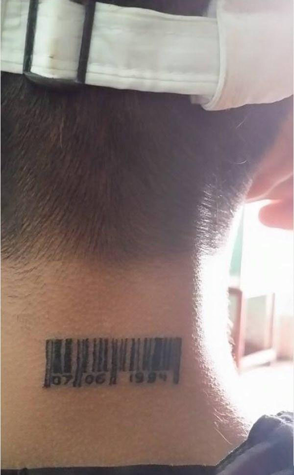 Hình xăm mã vạch ở  Minh Tú Tattoo  Xăm Hình Nghệ Thuật  Facebook