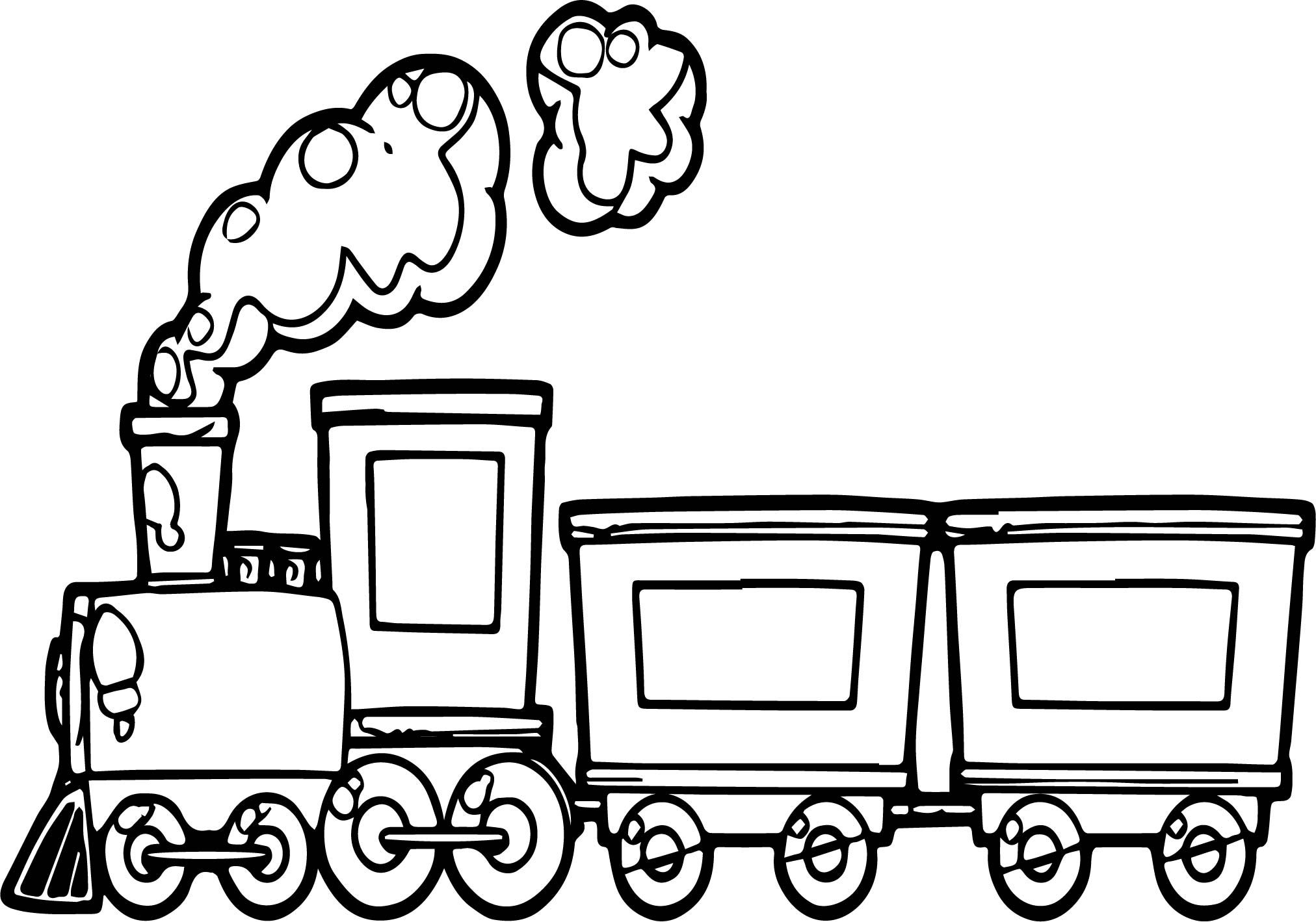 Trang màu tàu hỏa cho trẻ em 