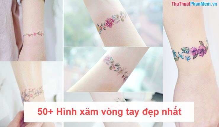 Giảm giá Miếng dán hình xăm Hình xăm vòng tay cổ chân nam nữ đẹp ấn tượng  Tatoo sticker tạm thời size 6x23cm  BeeCost