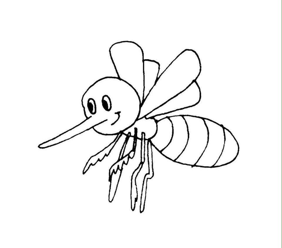 Tranh tô màu hình con ong cực kỳ lạ