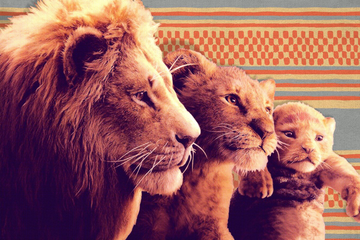 Khám phá thế giới động vật với hình ảnh gia đình sư tử đầy màu sắc