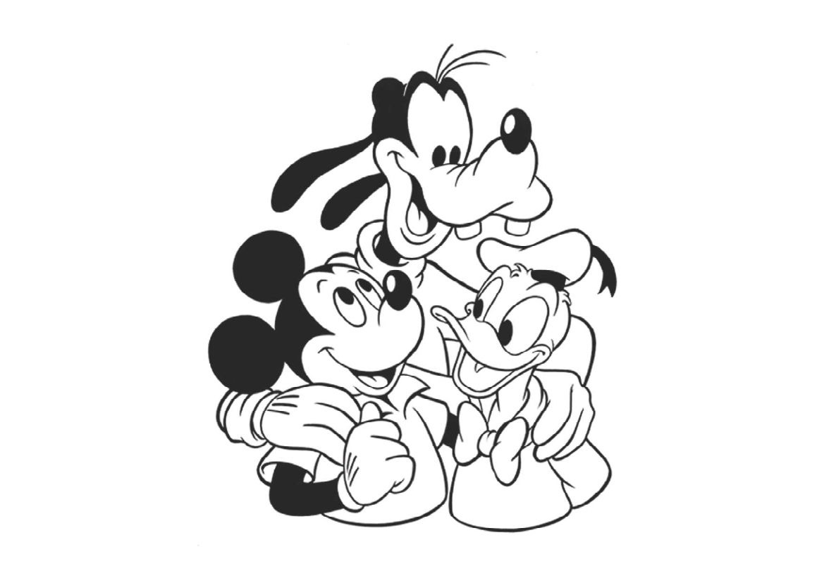 Hình ảnh chuột Mickey và những người bạn