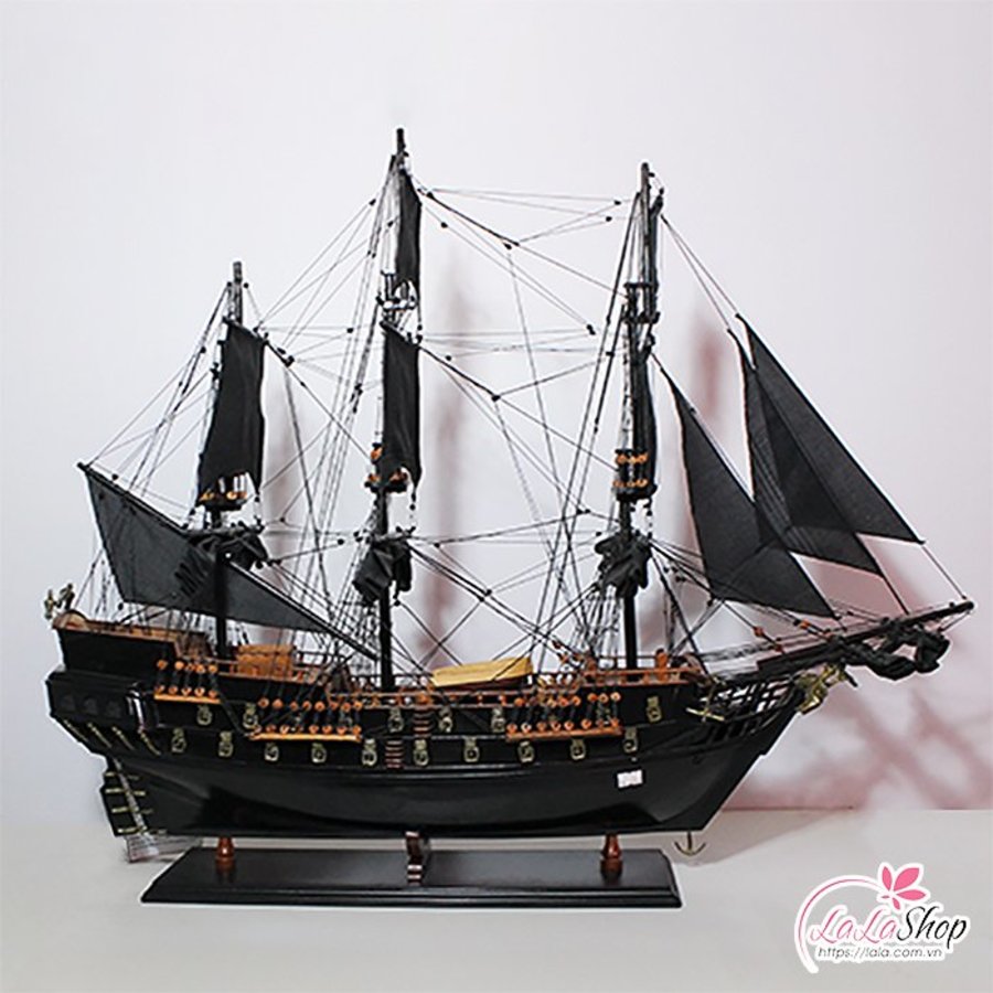 Mô hình thuyền buồm Ngọc Trai Đen huyền thoại