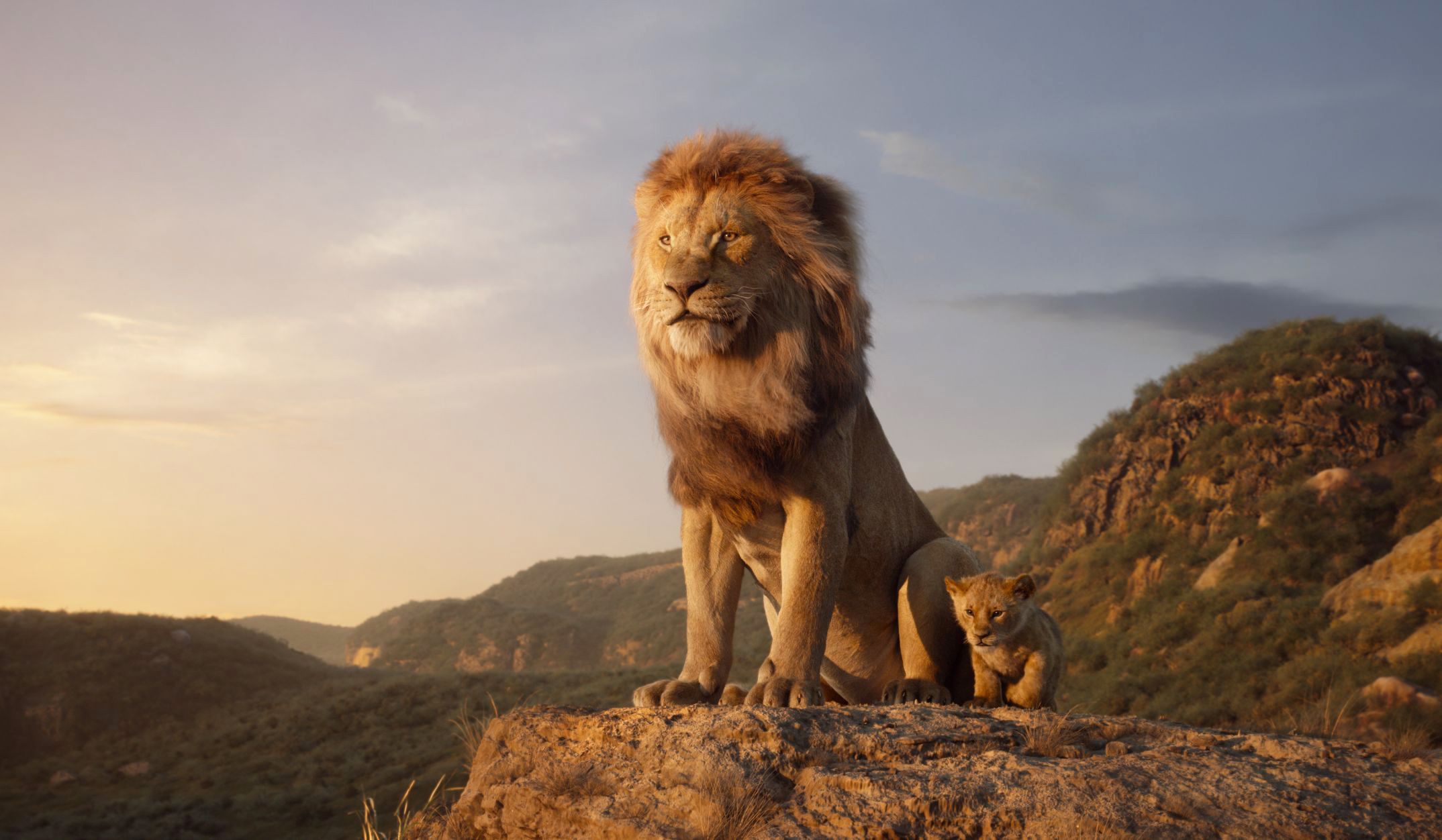 Sư tử con và sư tử bố trong Lion King