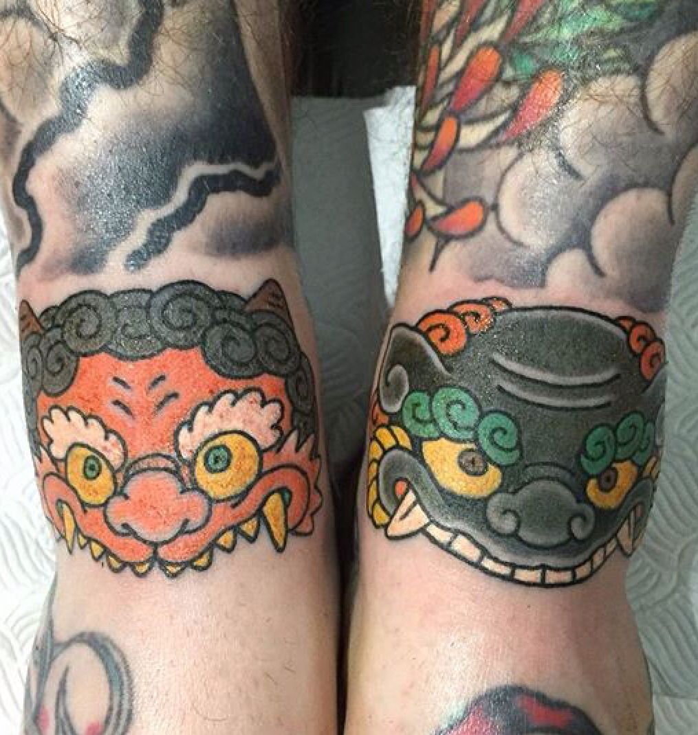Hình Tattoo mặt nạ quỷ Oni cực đẹp