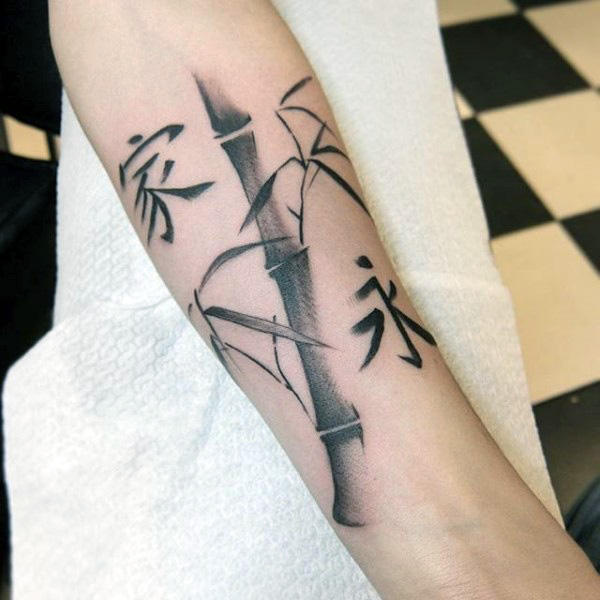 Tattoo cây trúc