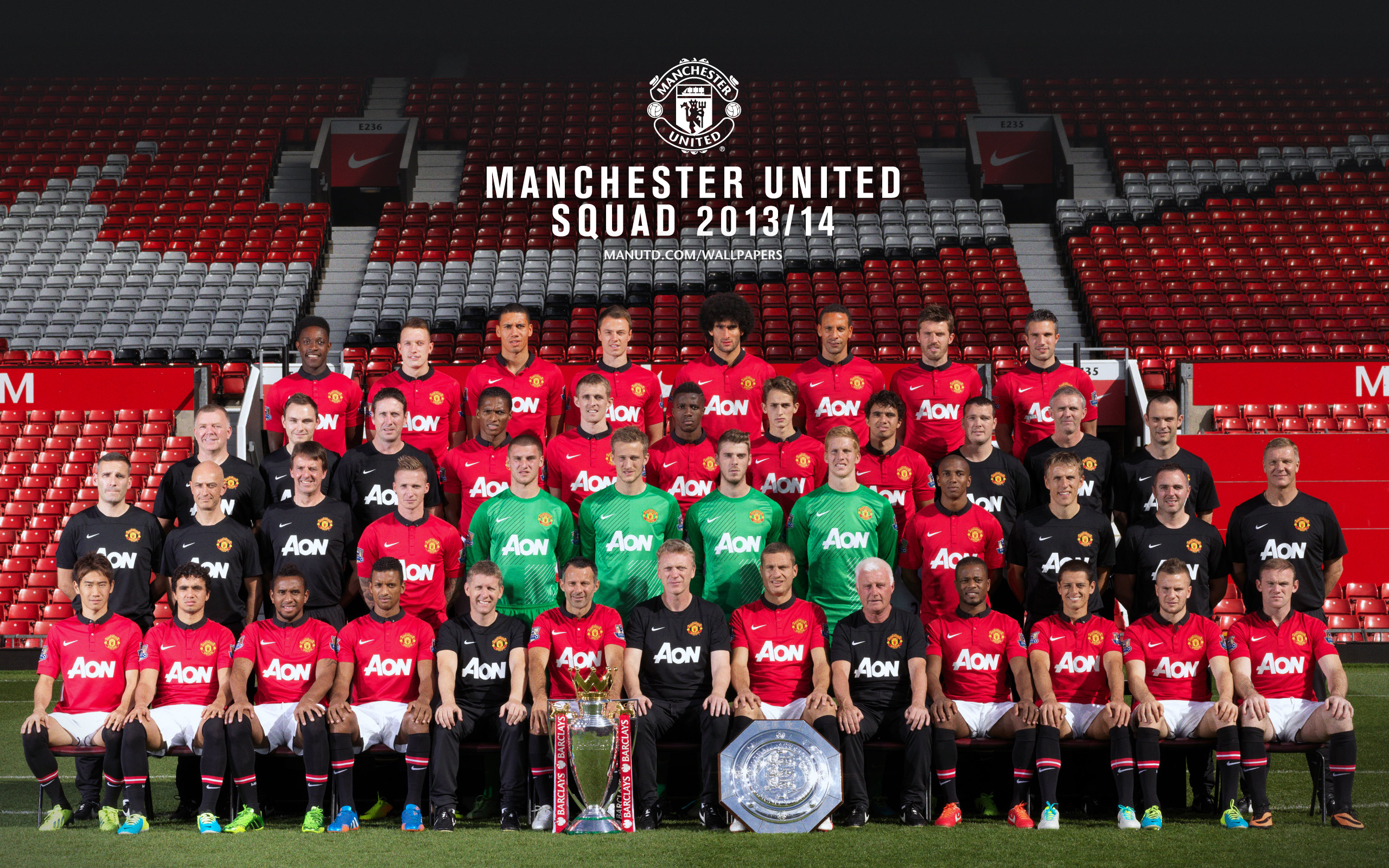 Hình nền đội bóng Manchester United mùa giải 13-14