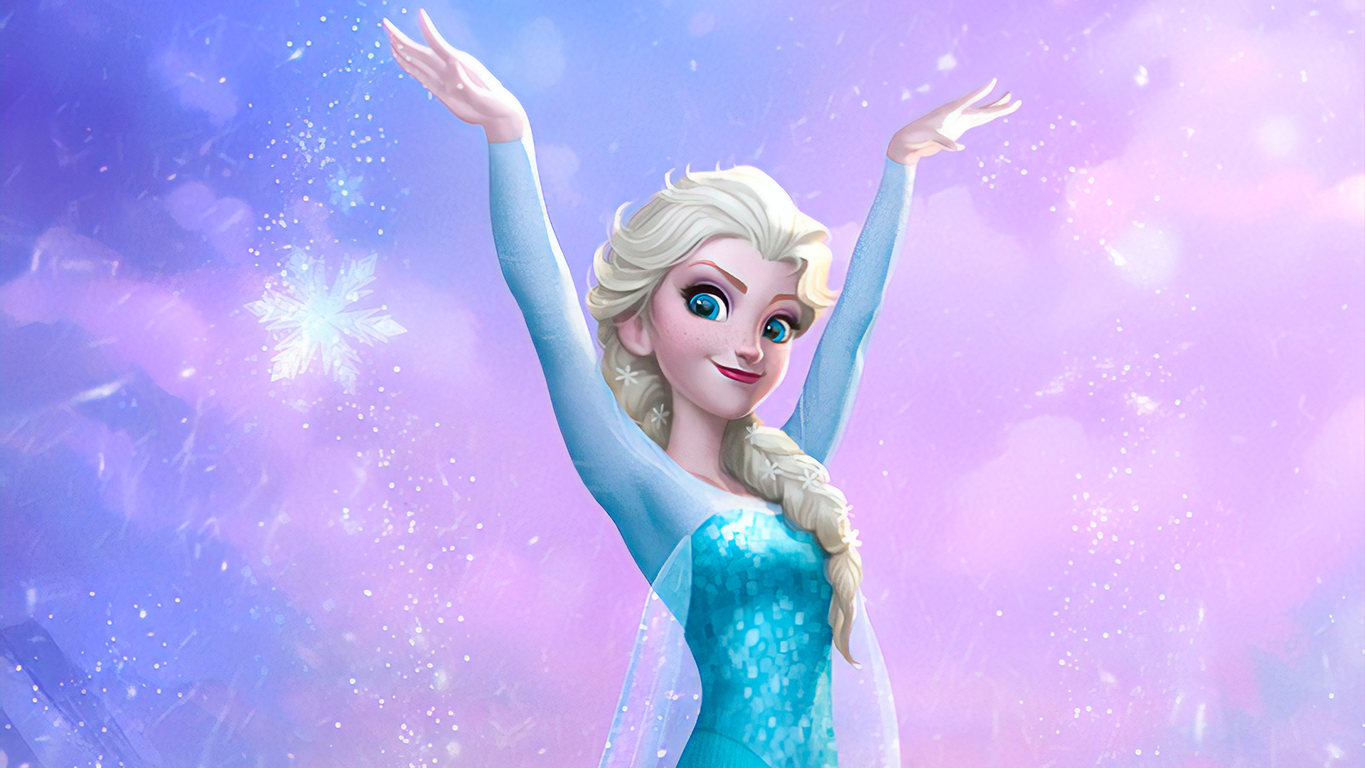 Hình nền Elsa băng giá đẹp