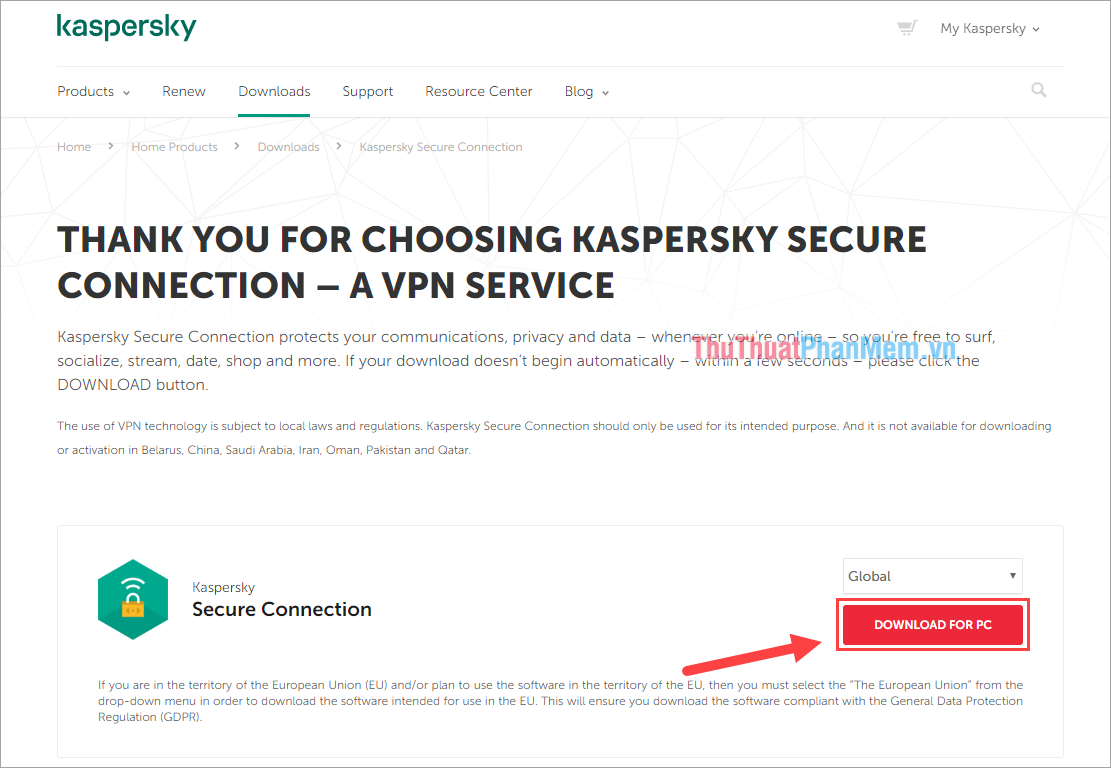 Hướng dẫn cách Fake IP miễn phí bằng Kaspersky VPN