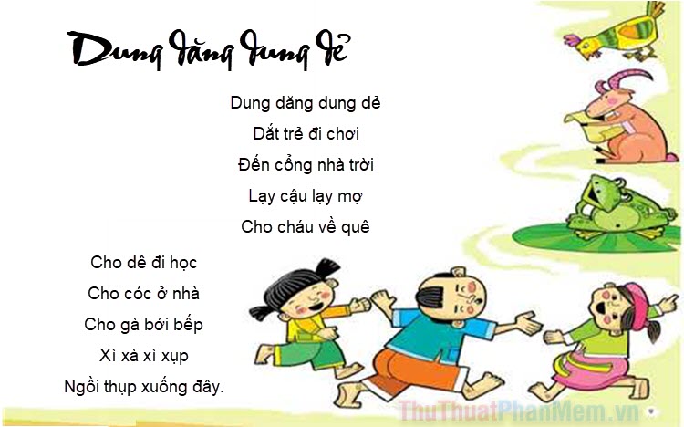 Nhấn vào ảnh để phóng to Trò chơi dân gian: "Dung dăng dung dẻ" | Mầm non 10A