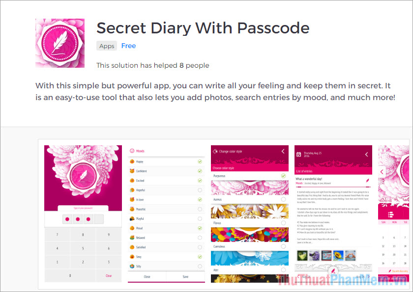 Secret Diary With Passcode