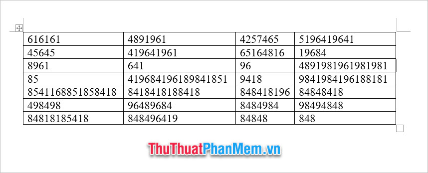 Bạn có thể nhận được một bảng dữ liệu vừa với khổ giấy của chính mình