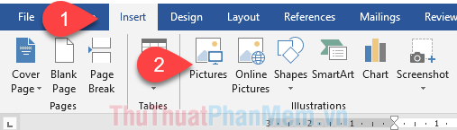 Chọn biểu tượng Pictures