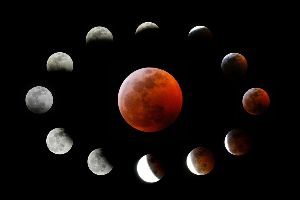 Hình ảnh chu kỳ siêu trăng máu cực đẹp
