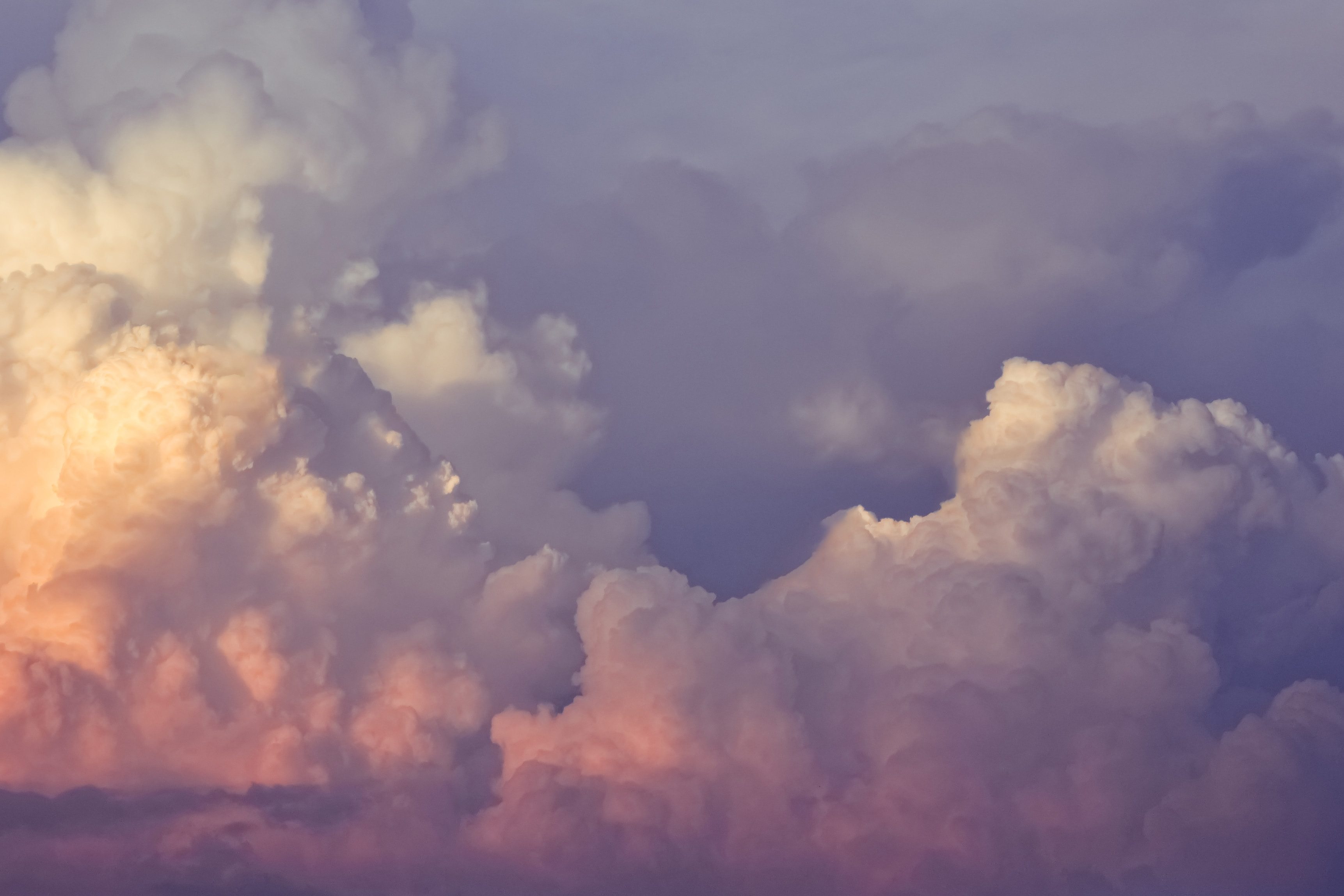 Hình hình họa mây hồng mây cam rất rất đẹp