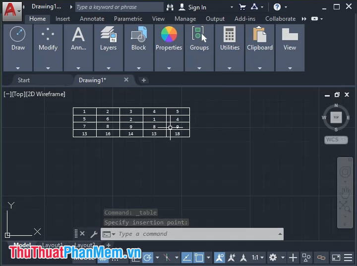 Cách chèn Excel vào CAD nhanh và chuẩn