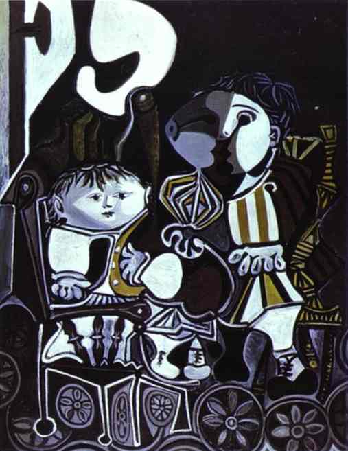 PALOMA AND CLAUDE, CHILDREN OF PICASSO