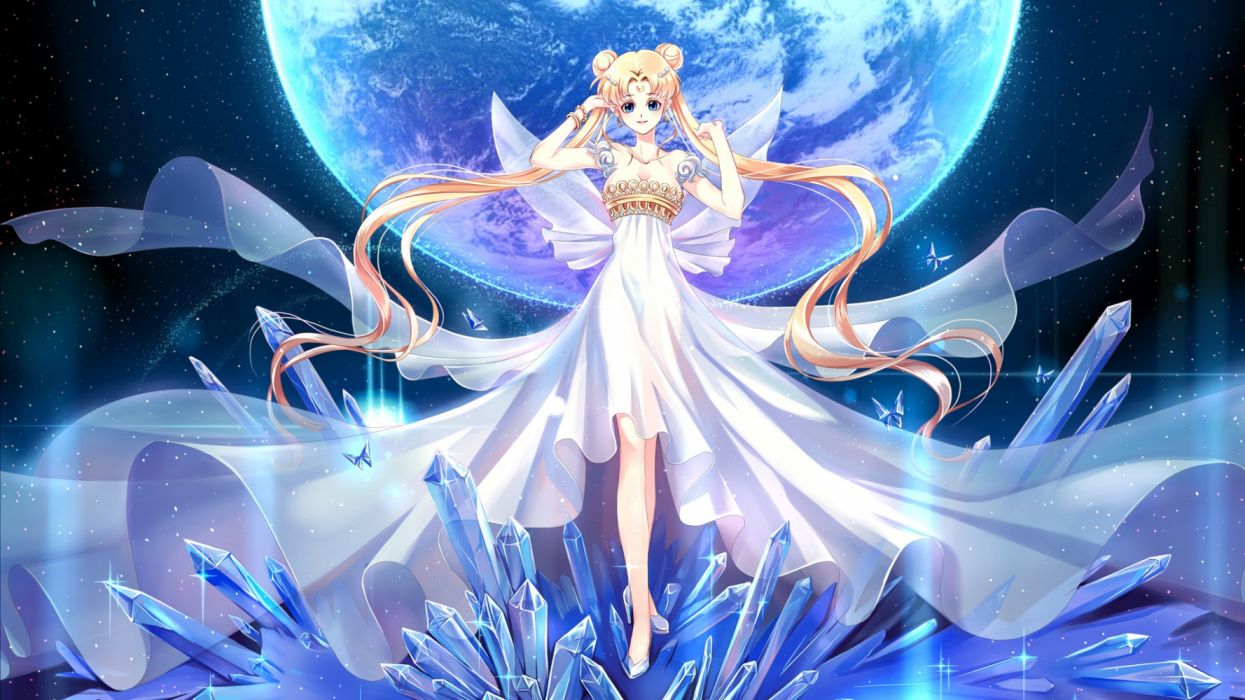 Tranh vẽ anime công chúa ánh trăng