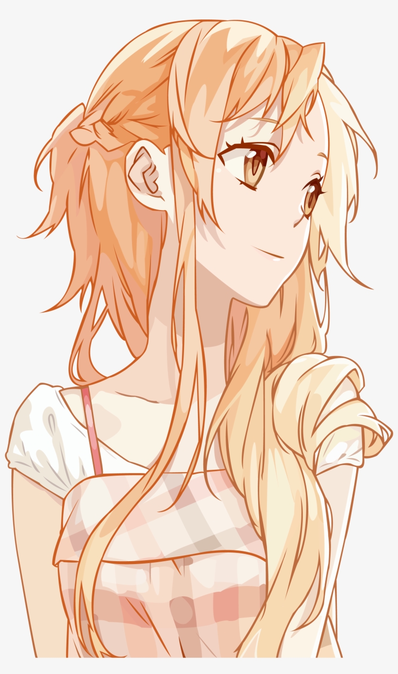 Tranh vẽ Asuna cute đáng yêu
