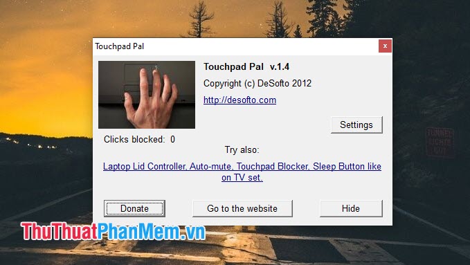 Phần mềm khóa Touchpad trên Laptop