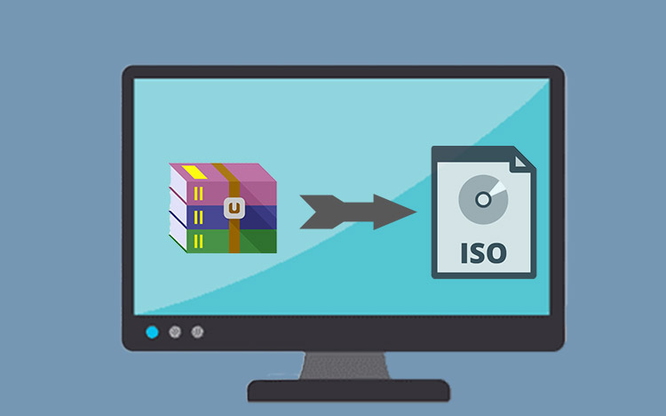 Cách tạo file ISO bằng WinRAR