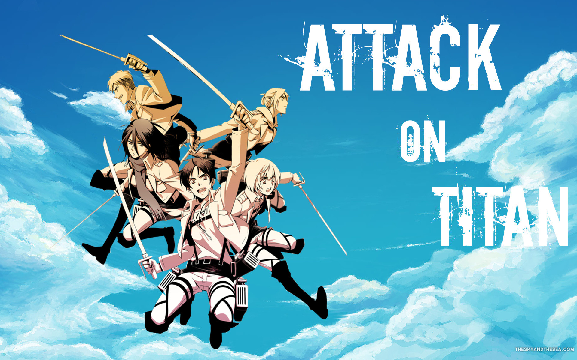 Các nhân vật trong anime Attack on Titan 4K tải xuống hình nền