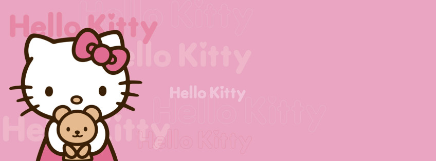 Ảnh bìa mèo hello kitty cute
