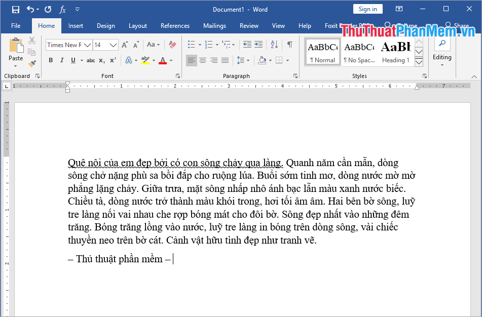 Kiểu gạch chân sóng