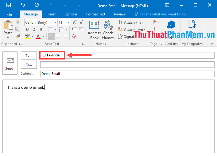 Cách tạo Group Email trong Outlook