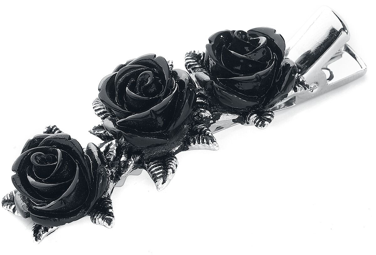 Ba bông hoa hồng đen đá rất đẹp