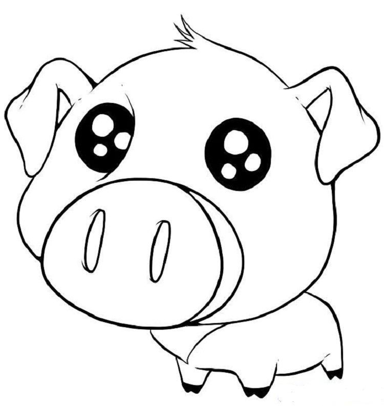 80 tranh tô màu con lợn ngộ nghĩnh đáng yêu Update 2023