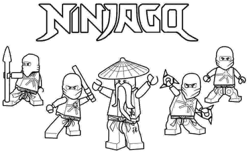 Tranh tô màu đẹp của ninjago