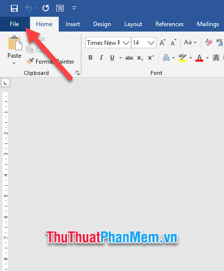 Chọn File