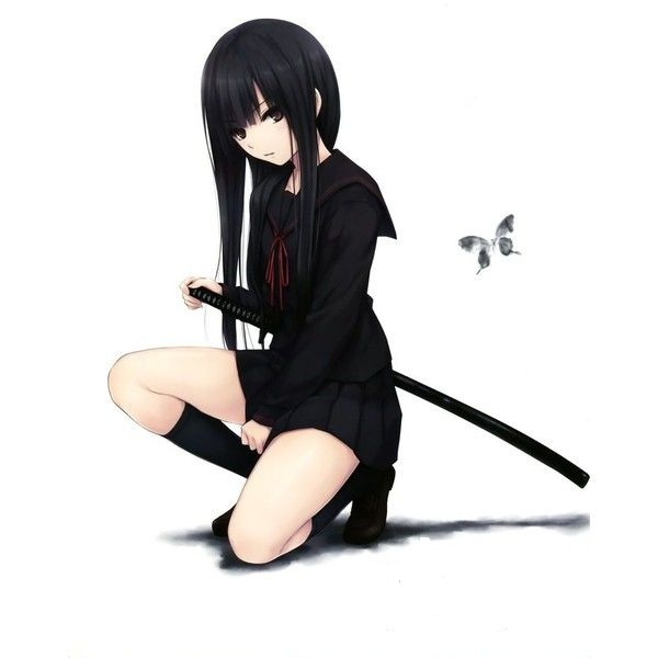 Hình ảnh anime nữ kiếm sĩ thú vị