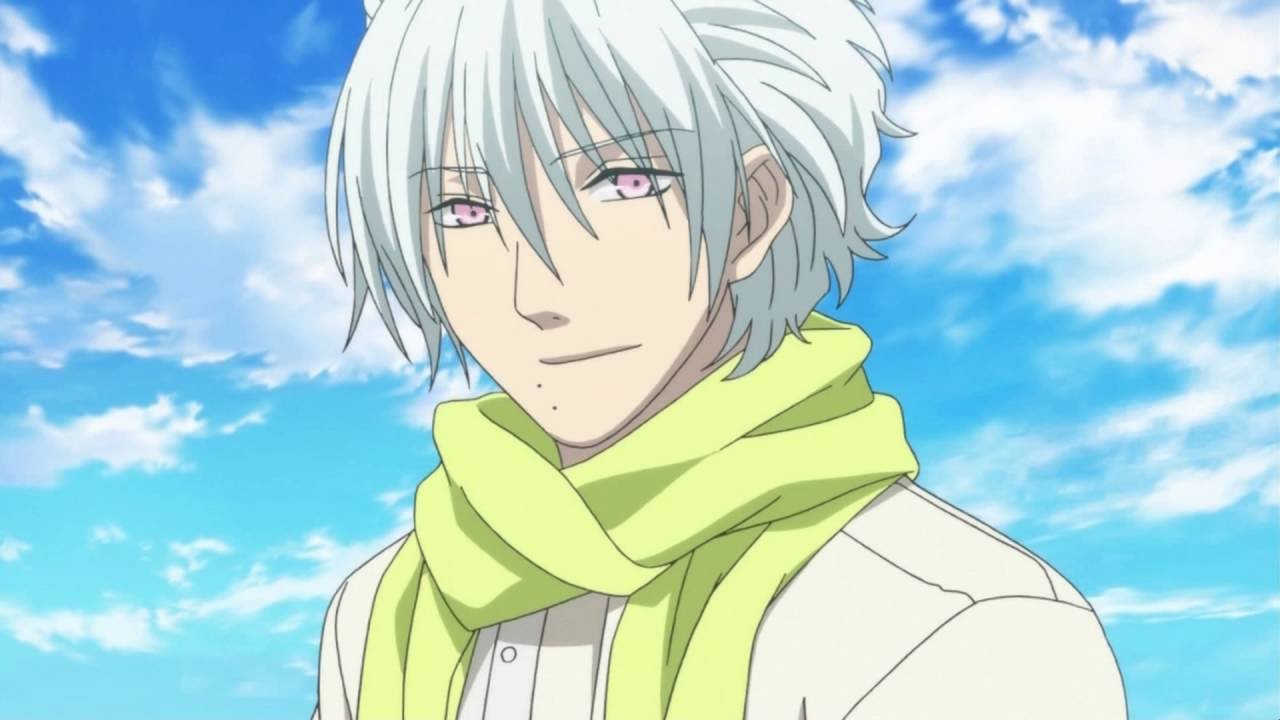 Hình ảnh anime tóc bạch kim mắt hồng mụn rùi điêu